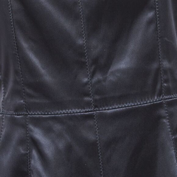 Dolce & Gabbana Navy Blue Satin Sheath Midi Dress M - Picture 3 of 5